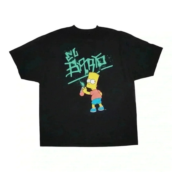 The Simpsons Other - Bart Simpson El Barto Graphic Tee NWT